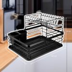 ESCURRIDOR PARA PLATOS NEGRO DOBLE LH-3684 - Imagen 8