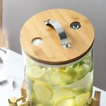 DISPENSADOR 5L DE LIQUIDOS VIDRIO /MADERA LH-3088 - Imagen 6