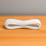 CABLE GEMELO 2X0.50MM BLANCO 10M CABLINU FLGE2X05B - Imagen 2