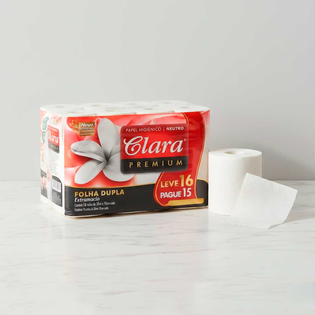 10250.1 PAPEL HIGIENICO CLARA 16 ROLLOS X 30 M - Imagen 1