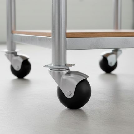 RUEDA GOMA 50MM BASE METAL 1 UND LH-1881