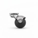 RUEDA GOMA 50MM BASE METAL 1 UND LH-1881 - Imagen 3