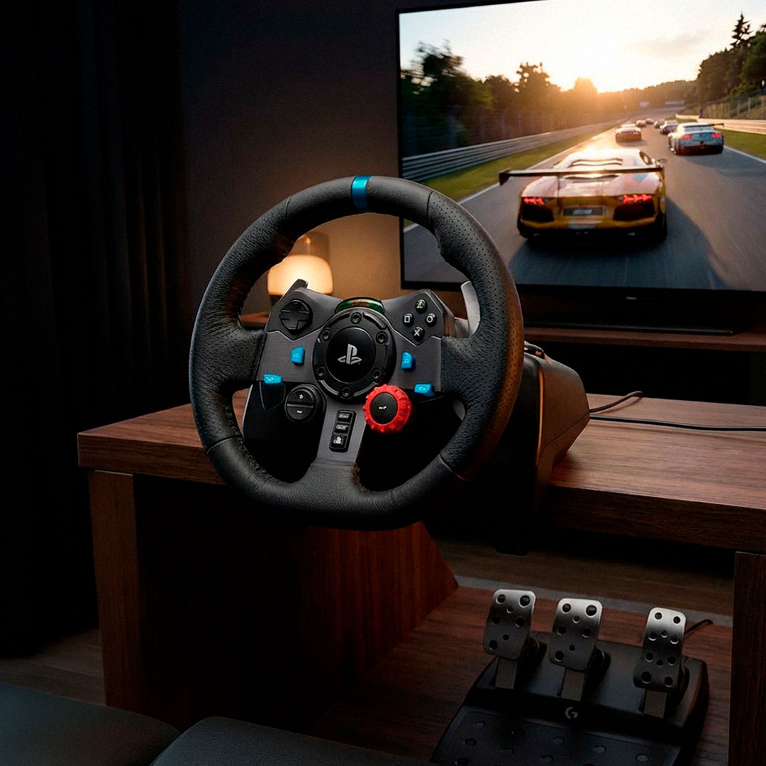 10501_0 VOLANTE LOGITECH G29 PS3/4/5/PC - Imagen 1