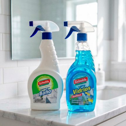 PACK L. VIDRIO +L. BAÑO GRISELDA X 500 ML GR207