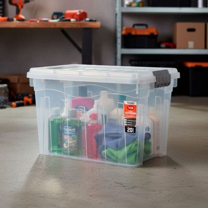 CAJA ORGANIZADORA 20L TRANSP.MB0782