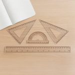 JUEGO DE GEOMETRIA 4PZ HL8536      L-097-A