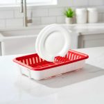 ESCURRIDOR CON BANDEJA PLASTICO KEL-01
