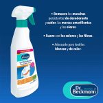 QUITAMANCHAS DESODORANTE Y SUDOR DR. BECKMANN 250M - Imagen 4