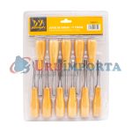 GUBIAS 12 PZ MANGO DE MADERA UYUSTOOLS GBU12M - Imagen 12