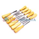 GUBIAS 12 PZ MANGO DE MADERA UYUSTOOLS GBU12M - Imagen 2