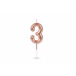 VELA DE CUMPLEAÑO NUMERO 1PZ GM-240 - Imagen 3
