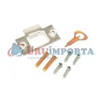 CERRADURA POMO PLATEADO REDONDO EN BLISTER LH-1848 - Imagen 21