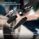 COMPRESOR 12V 2 EN 1 120PSI CON LUZ HX-302 LH-1736 - Imagen 17