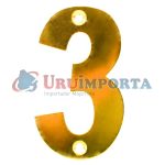 NUMERO 3 METALICO EN BLISTERS LH-1345 - Imagen 6