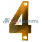 NUMERO 4 METALICO EN BLISTERS LH-1345 - Imagen 6