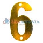 NUMERO 6 METALICO EN BLISTERS LH-1345 - Imagen 6
