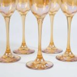 SET COPA 6PZ DE CHAMPAGNE DORADA 170ML JX-G1808HP - Imagen 3