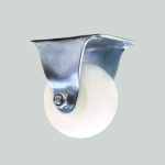 RUEDA BLANCA 2" BASE METALICA FIJA LH-1694 - Imagen 6