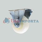 RUEDA BLANCA 3" BASE METALICA FIJA LH-1696 - Imagen 6