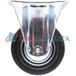 RUEDA COLOR NEGRO 4" BASE METALICA FIJA LH-1687 - Imagen 7