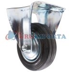 RUEDA COLOR NEGRO 5" BASE METALICA FIJA LH-1688 - Imagen 6