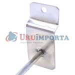 GANCHITO 25CM CROMADO PARA PANEL RANURADO LH-2669 - Imagen 6