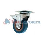 RUEDA GIRATORIA CON FRENO 3" GOMA-METAL LH-2476 - Imagen 7