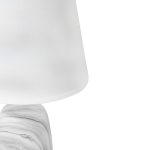 LAMPARA BLANCA DE MESA DECORADA LH-3919 - Imagen 11