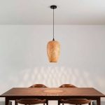 LAMPARA COLGANTE BAMBU 40CM ALTO L-7397