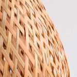 LAMPARA COLGANTE BAMBU 40CM ALTO L-7397 - Imagen 4