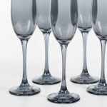 SET COPA 6PZ DE CHAMPAGNE ACERO 170ML  JX-G1808YH - Imagen 3
