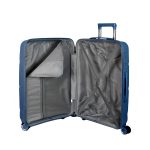 VALIJA RIGIDA C/RUEDAS 20" AZUL LH-4416 - Imagen 6