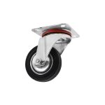 RUEDA NEGRA BASE METALICA 3.5" GIRATORIA LH-4360 - Imagen 8