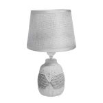 LAMPARA BEIGE O GRIS DE MESA LH-3921 - Imagen 12