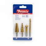 SET DE MECHA CONICA 4PZ 8-20/4-12/12,4/6MM BHS011 - Imagen 3