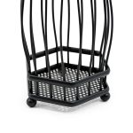 CUBIERTERO ESCURRIDOR HEXAGONO 10CM NEGRO LH-3659 - Imagen 3