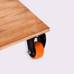 RUEDA 1.5 BASE METAL GIRAT NARANJA NEGRA LH-3451 - Imagen 7