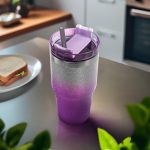 VASO TERMICO 600ML COLOR BRILLOSO LH-4087 - Imagen 2
