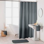 CORTINA DE BAÑO COLOR GRIS LH-4636 - Imagen 5
