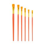 SET DE 6 PINCELES PLANOS EN BOLSA LH-4475 - Imagen 2