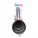 SET DE 3 COLADORES NEGROS 8/10/12CM BLISTER LH4588 - Imagen 3