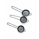 SET DE 3 COLADORES NEGROS 7/8/10 CM BLISTER LH4589 - Imagen 2