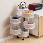 ORGANIZADOR DE 4 PISOS REDONDO BLANCO LH-4747 - Imagen 6