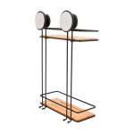 ESTANTE ORGANIZADOR REC NEG 2 NIV BASE MAD LH-4762 - Imagen 3