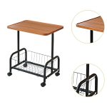 MESA AUXILIAR 54X34 5X47 BASE METAL NEGRO LH-4764 - Imagen 2