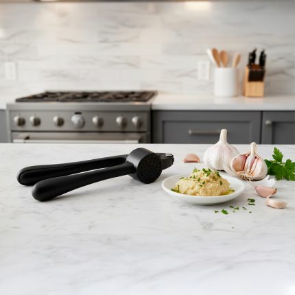 PRENSA PARA AJO COLOR NEGRO LH-4716