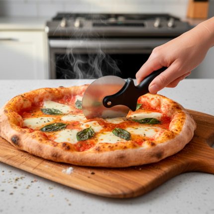 CORTADOR DE PIZZA COLOR NEGRO LH-4732