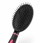 CEPILLO OVALADO NEGRO Y ROSA LH-4876 - Imagen 2