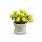 ADORNO CON FLOR AMARILLA FY3161A - Imagen 2