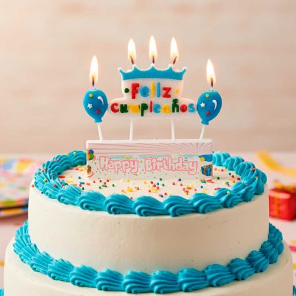 ADORNO P/TORTA FELIZ CUMPLEAÑOS GR246